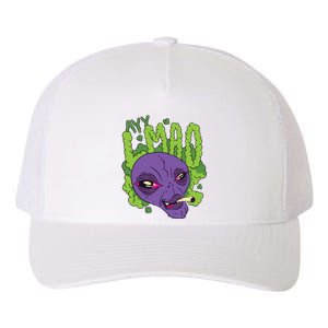 Ayy Lmao Marijuana Alien Yupoong Adult 5-Panel Trucker Hat