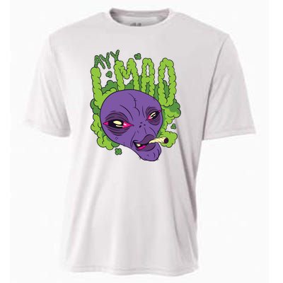 Ayy Lmao Marijuana Alien Cooling Performance Crew T-Shirt