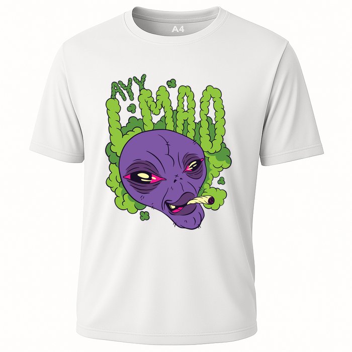 Ayy Lmao Marijuana Alien Performance Shirt