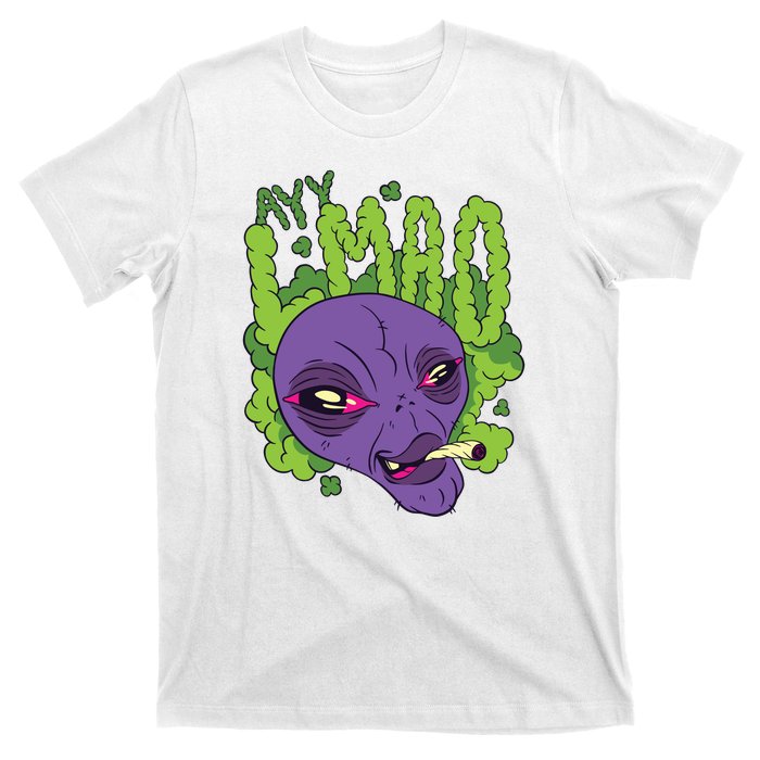 Ayy Lmao Marijuana Alien T-Shirt