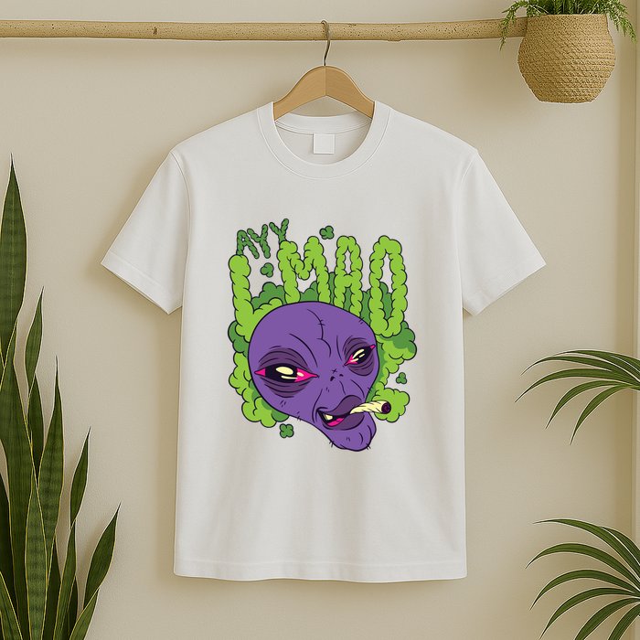 Ayy Lmao Marijuana Alien T-Shirt