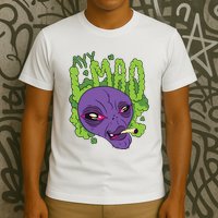 Ayy Lmao Marijuana Alien T-Shirt