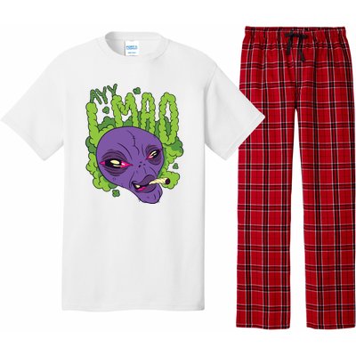 Ayy Lmao Marijuana Alien Pajama Set