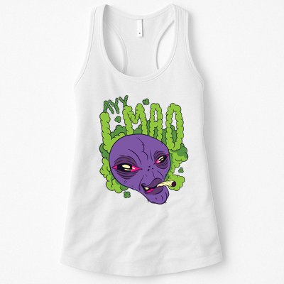 Ayy Lmao Marijuana Alien Womens Tank Top
