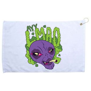 Ayy Lmao Marijuana Alien Grommeted Golf Towel