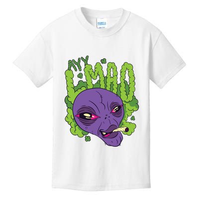 Ayy Lmao Marijuana Alien Kids T-Shirt