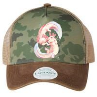 Axolotl Ying Yang Legacy Tie Dye Trucker Hat