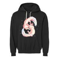 Axolotl Ying Yang Garment-Dyed Fleece Hoodie