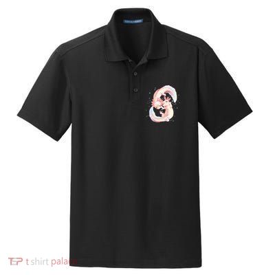 Axolotl Ying Yang Dry Zone Grid Polo