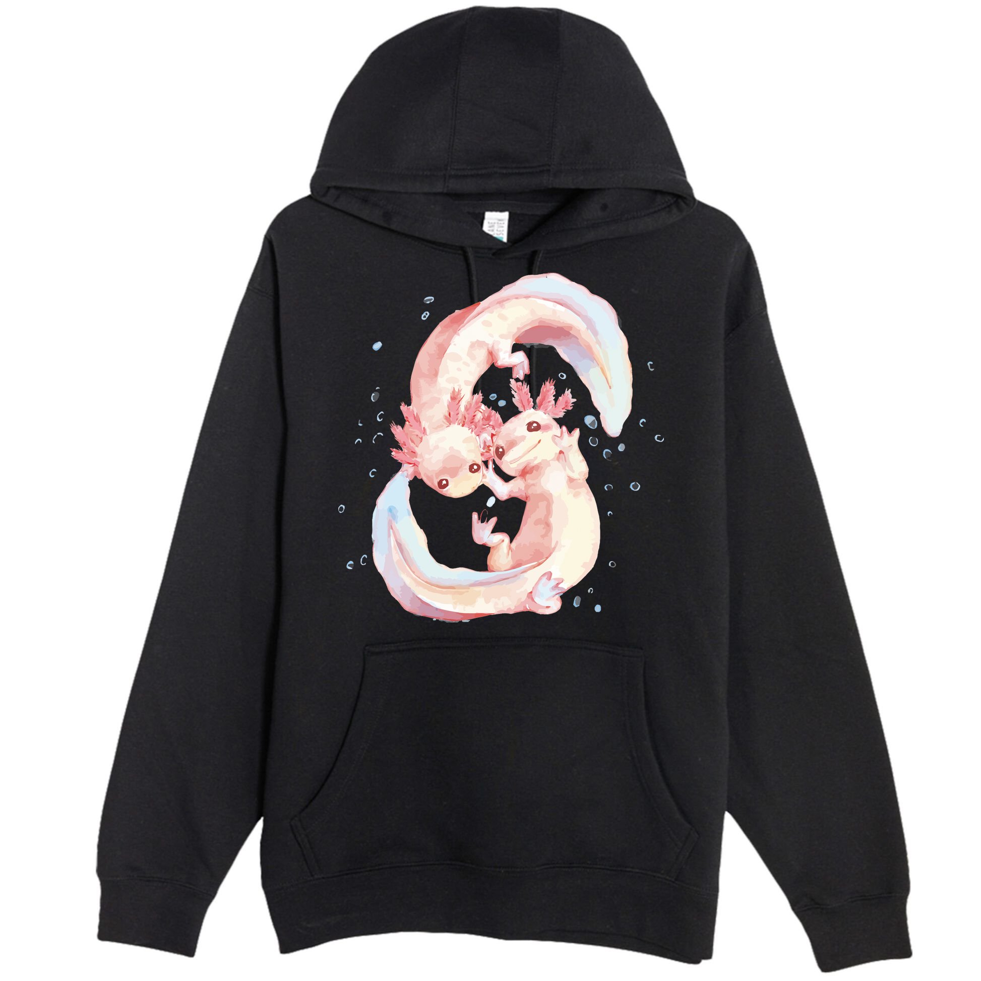 Axolotl Ying Yang Premium Pullover Hoodie