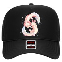 Axolotl Ying Yang Trucker Hat