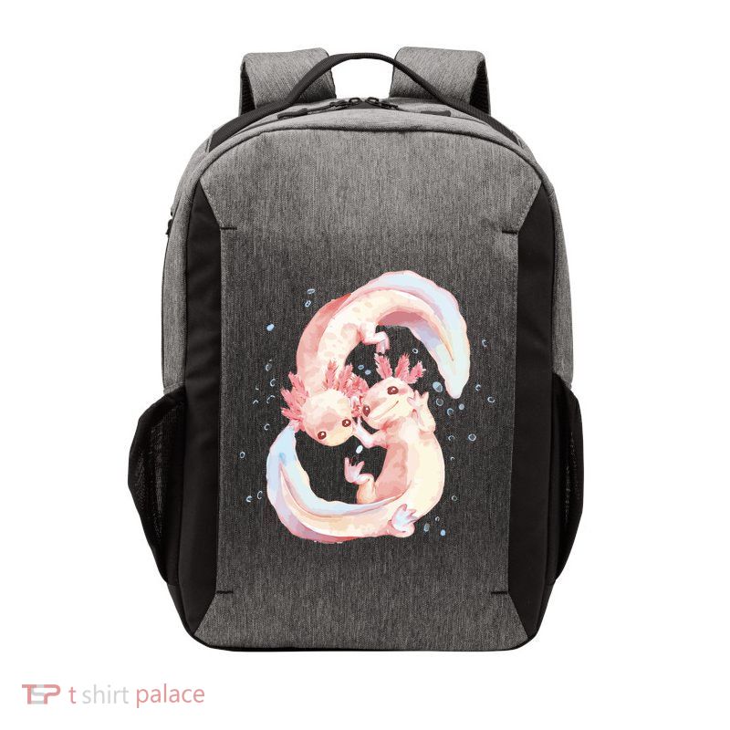Axolotl Ying Yang Vector Backpack