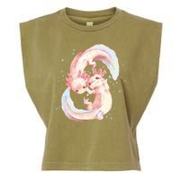 Axolotl Ying Yang Garment-Dyed Women's Muscle Tee
