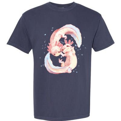 Axolotl Ying Yang Garment-Dyed Heavyweight T-Shirt