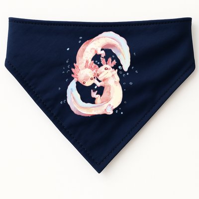 Axolotl Ying Yang USA-Made Doggie Bandana