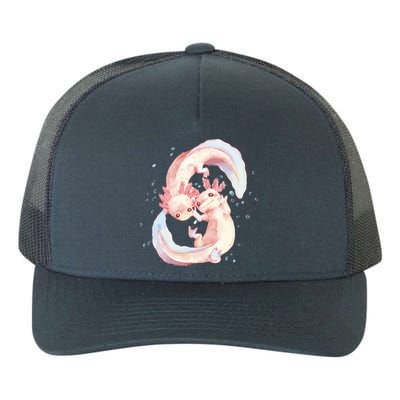 Axolotl Ying Yang Yupoong Adult 5-Panel Trucker Hat