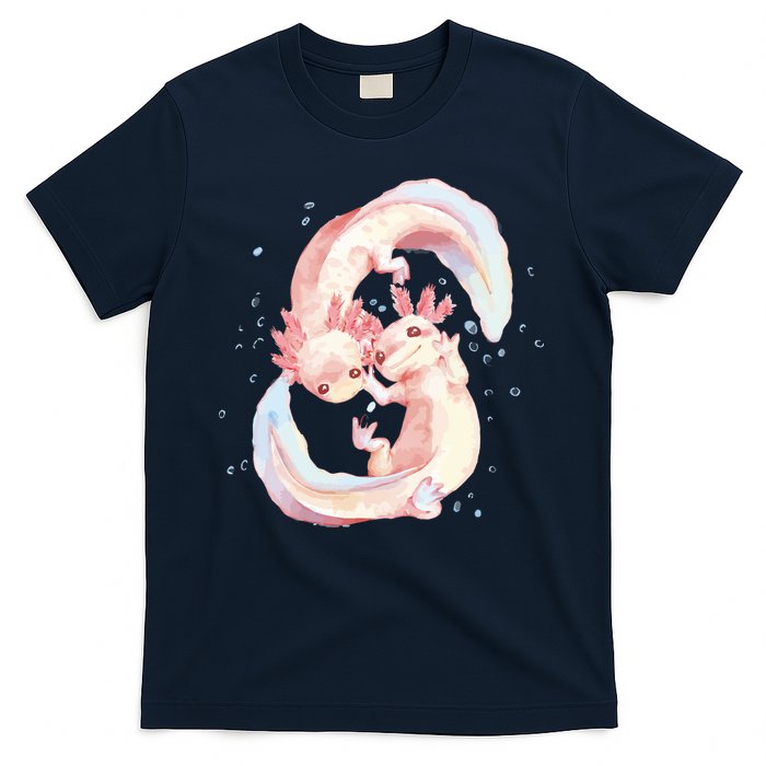 Axolotl Ying Yang T-Shirt