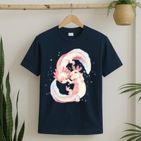 Axolotl Ying Yang T-Shirt