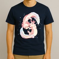 Axolotl Ying Yang T-Shirt