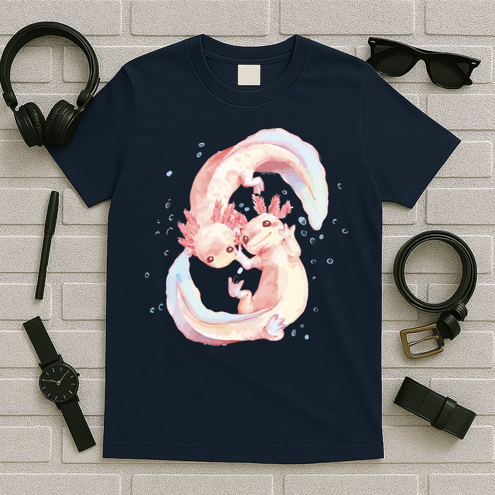 Axolotl Ying Yang T-Shirt