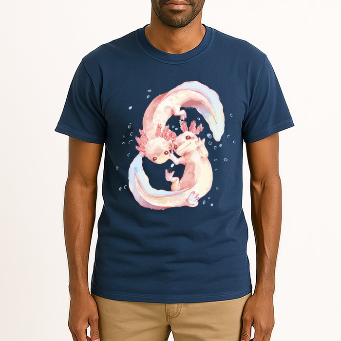 Axolotl Ying Yang Tall T-Shirt