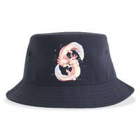 Axolotl Ying Yang Sustainable Bucket Hat