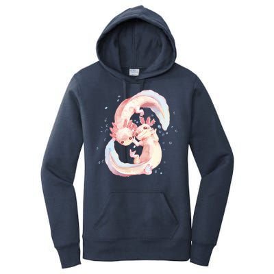 Axolotl Ying Yang Women's Pullover Hoodie