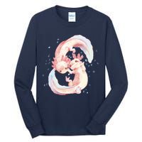 Axolotl Ying Yang Tall Long Sleeve T-Shirt