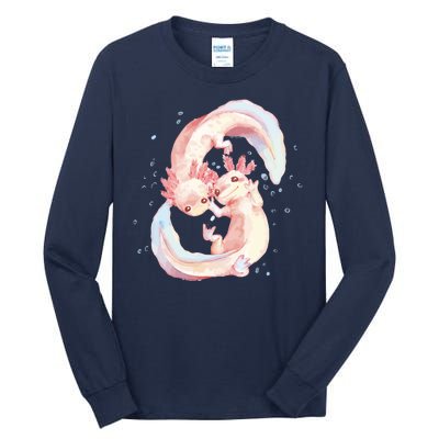 Axolotl Ying Yang Tall Long Sleeve T-Shirt