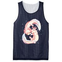 Axolotl Ying Yang Mesh Reversible Basketball Jersey Tank