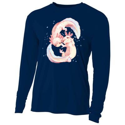 Axolotl Ying Yang Cooling Performance Long Sleeve Crew