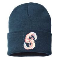 Axolotl Ying Yang Sustainable Knit Beanie