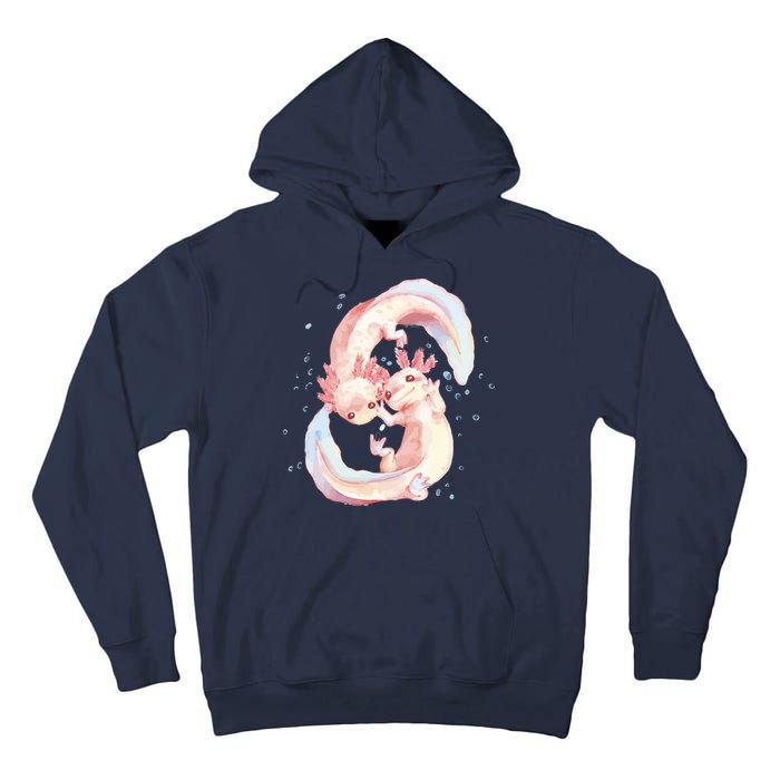 Axolotl Ying Yang Tall Hoodie