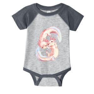 Axolotl Ying Yang Infant Baby Jersey Bodysuit