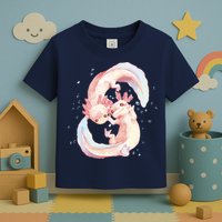 Axolotl Ying Yang Toddler T-Shirt