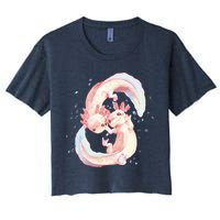 Axolotl Ying Yang Crop Top