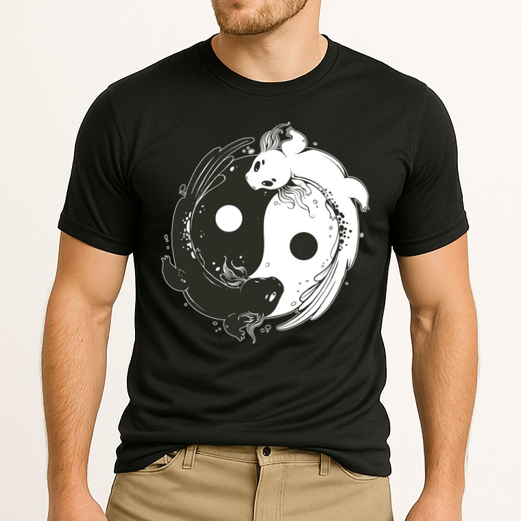 Axolotl Yin Yang Performance Shirt