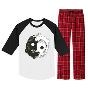 Axolotl Yin Yang Raglan Sleeve Pajama Set