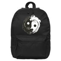 Axolotl Yin Yang 16 in Basic Backpack