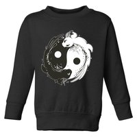 Axolotl Yin Yang Toddler Sweatshirt