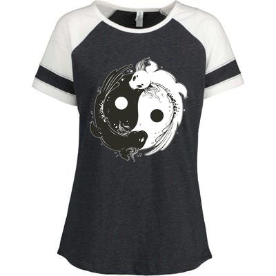 Axolotl Yin Yang Enza Ladies Jersey Colorblock Tee