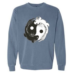 Axolotl Yin Yang Garment-Dyed Sweatshirt