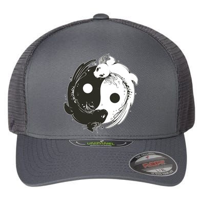 Axolotl Yin Yang Flexfit Unipanel Trucker Cap