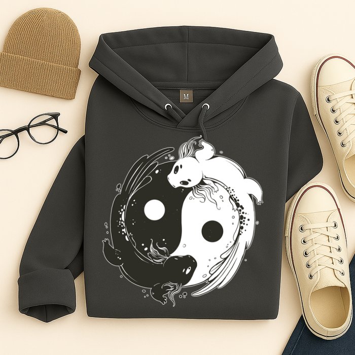 Axolotl Yin Yang Hoodie