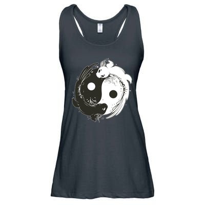 Axolotl Yin Yang Ladies Essential Flowy Tank