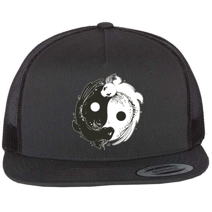 Axolotl Yin Yang Flatbill Hat