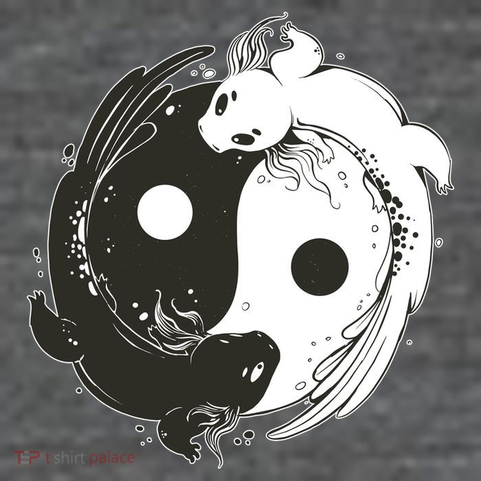 Axolotl Yin Yang Sustainable Beanie
