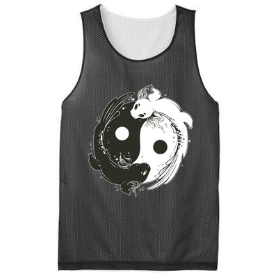Axolotl Yin Yang Mesh Reversible Basketball Jersey Tank