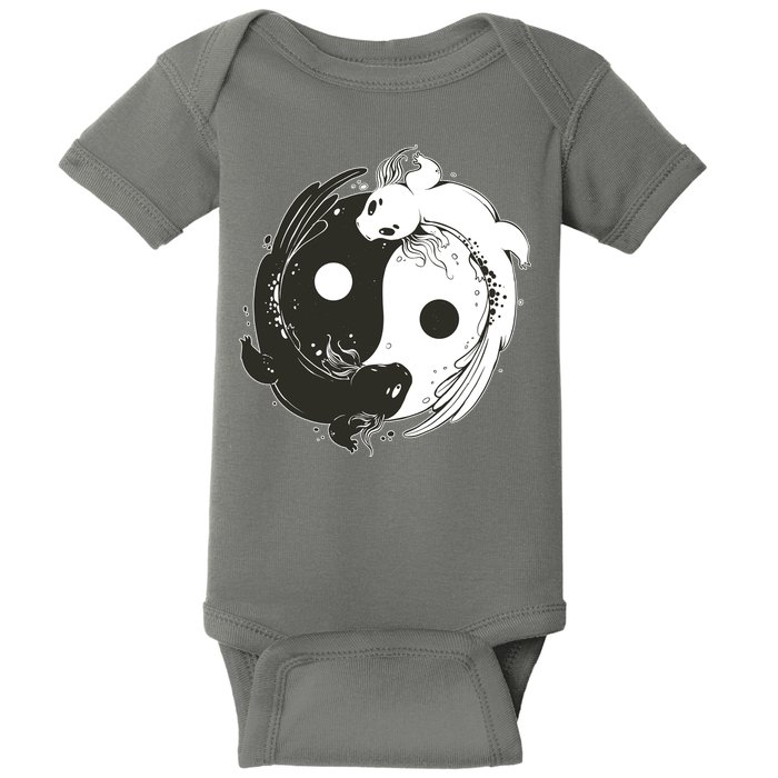Axolotl Yin Yang Baby Bodysuit