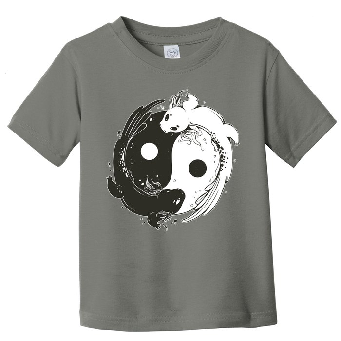 Axolotl Yin Yang Toddler T-Shirt